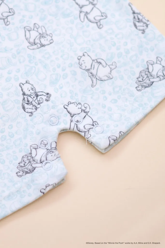 Caleb Romper - Blue Hunny Pooh