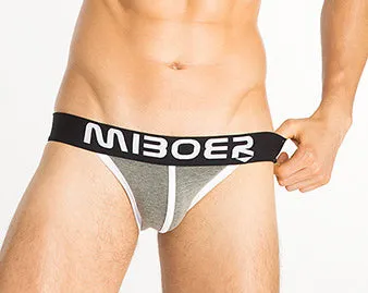 Calzoncillo Bikini Miboer trusa underwear briefs para Caballero en color Gris