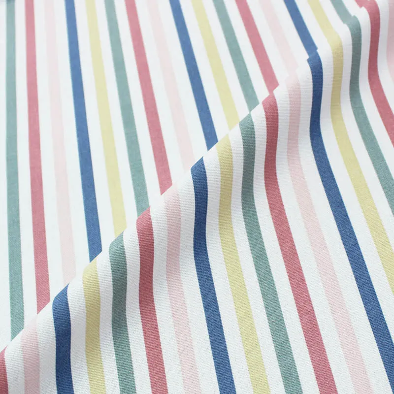 Cath Kidston Home Furnishing Fabric Mid Stripe  - Chalk