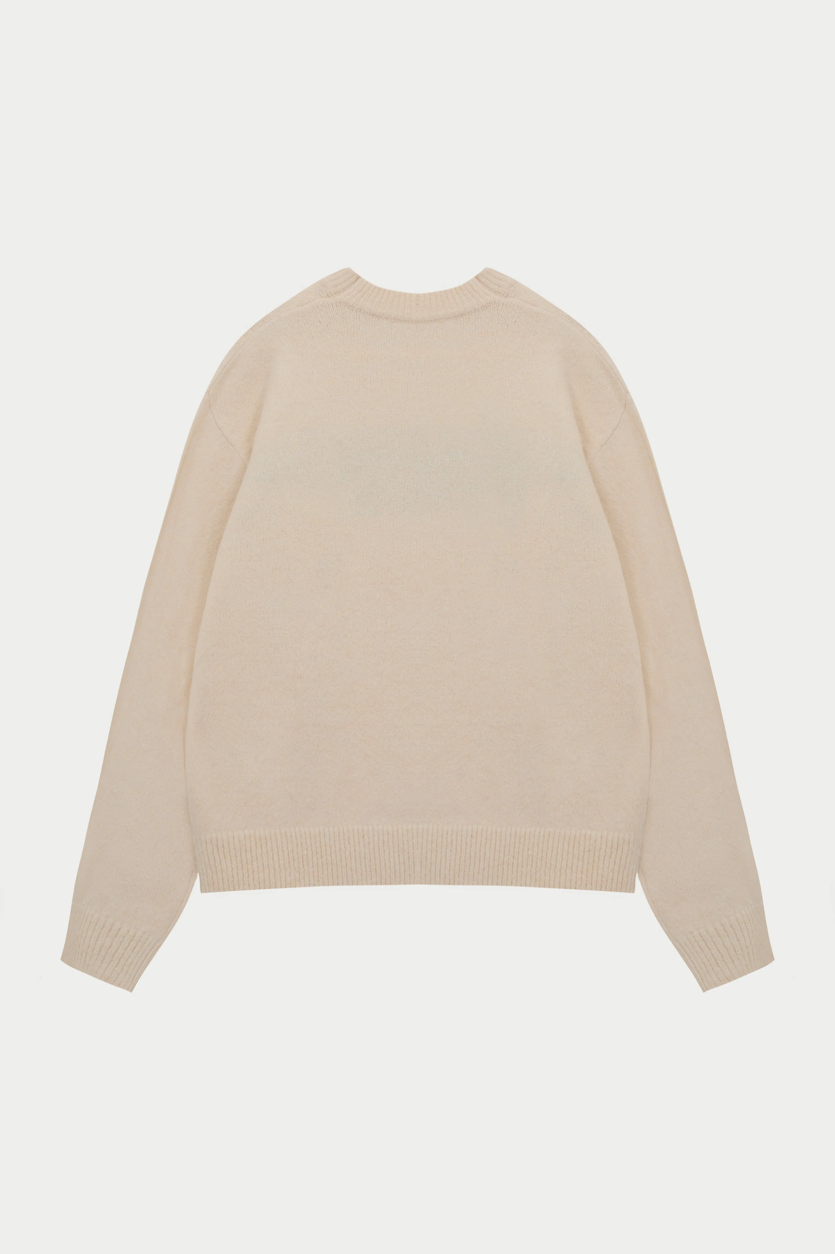 CTRE KNITTED SWEATSHIRT - OFF WHITE