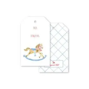 Dogwood Hill Gift Tags, Rocking Horse