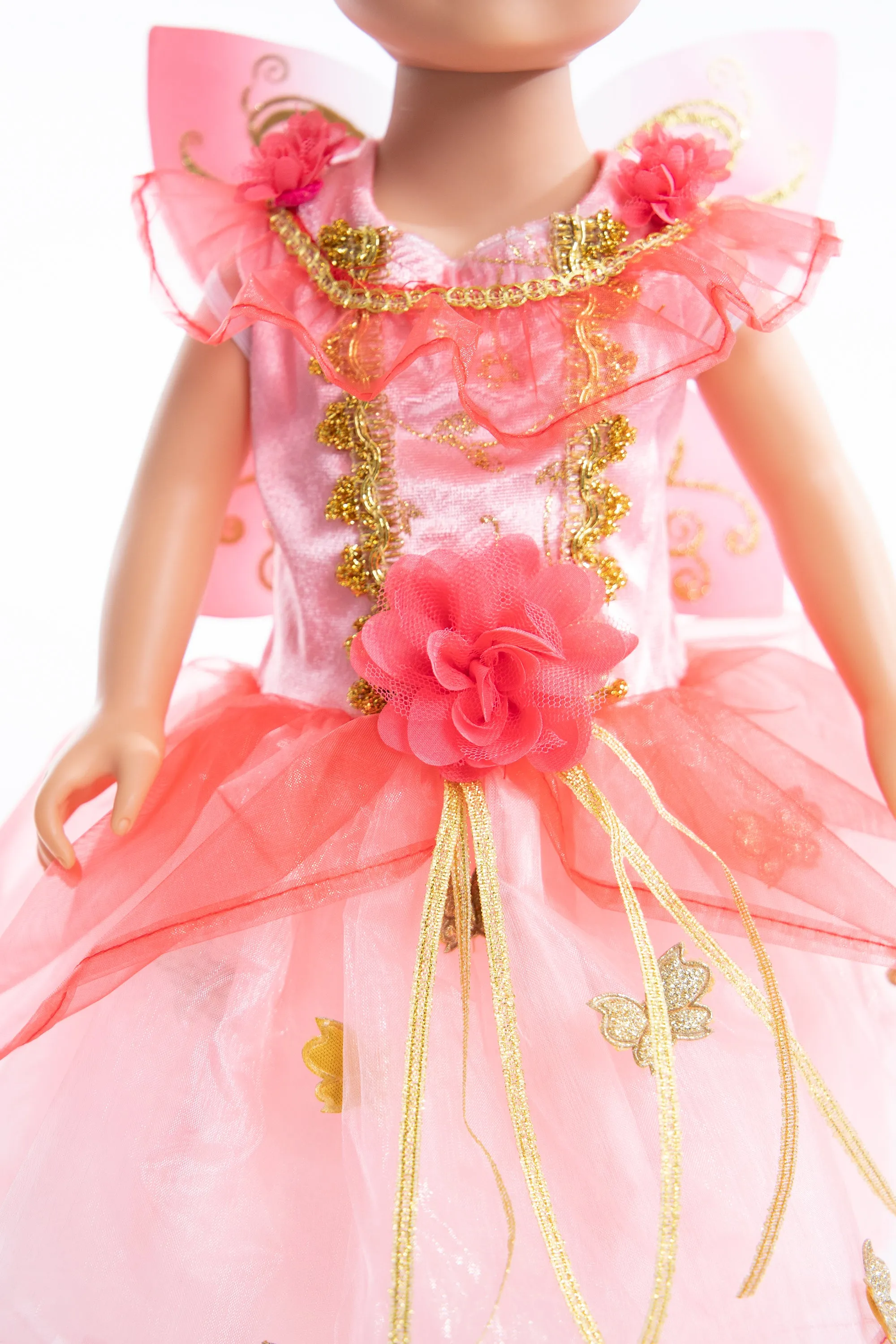 Doll Dress Butterfly Fairy with Wings