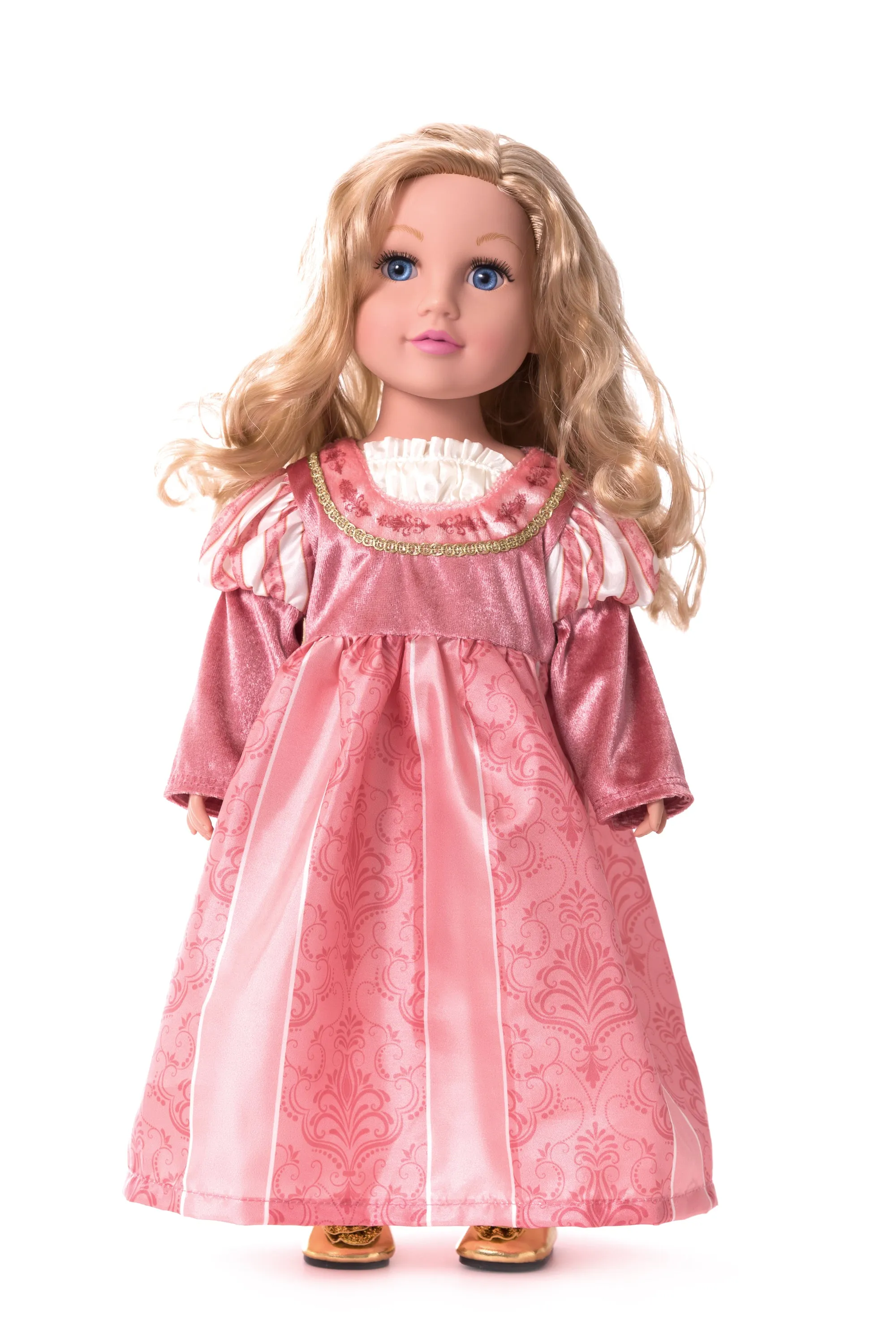 Doll Dress Coral Renaissance