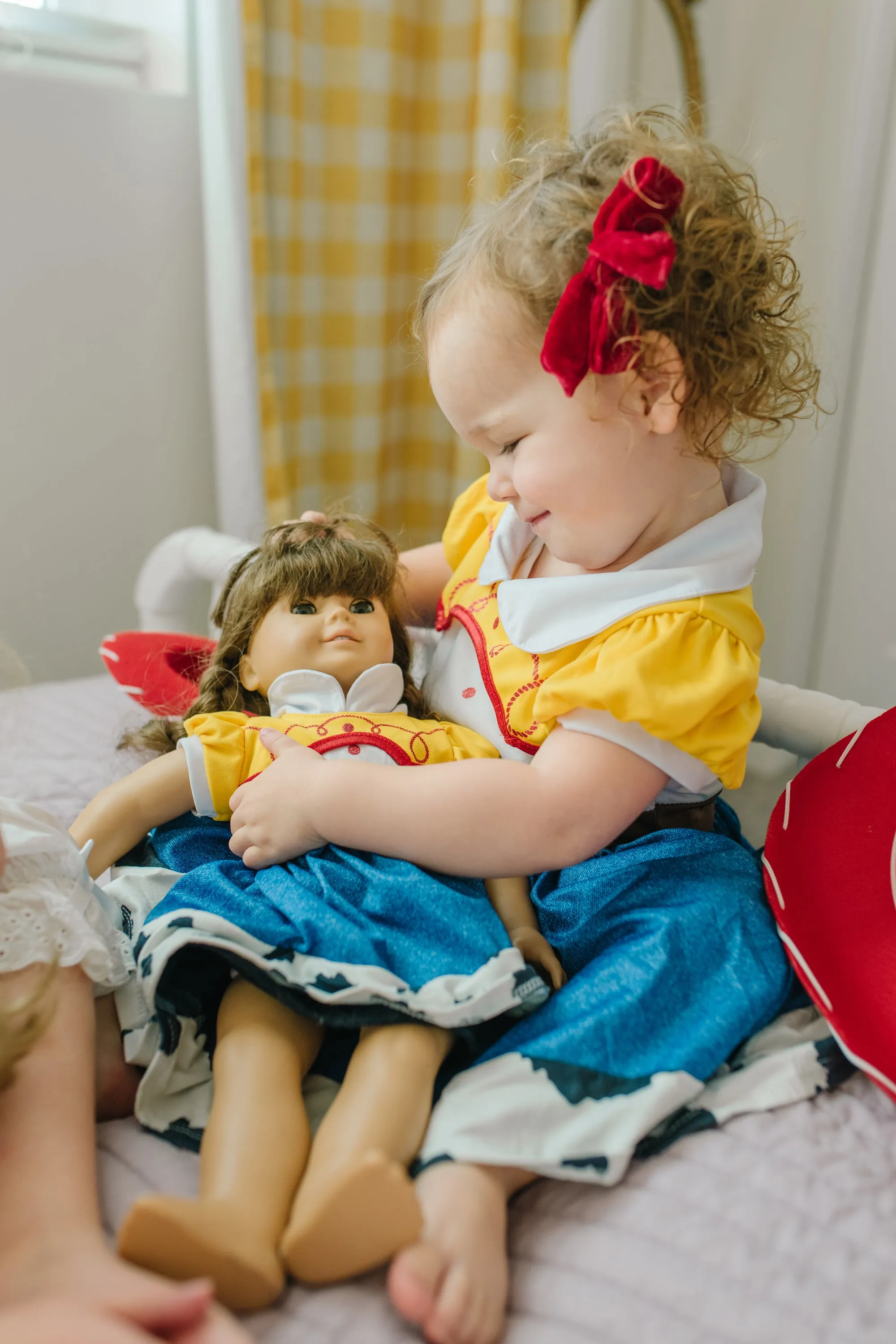 Doll Dress Cowgirl with Hat