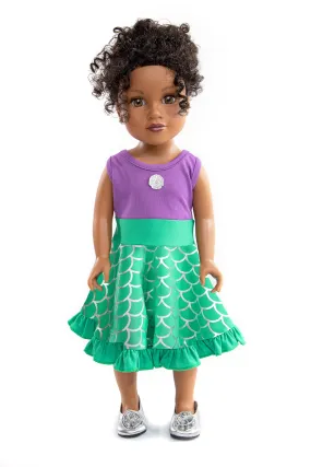 Doll Dress Mermaid Twirl