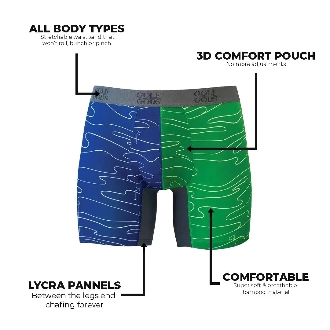 Endless Fairways Boxers Briefs in Green