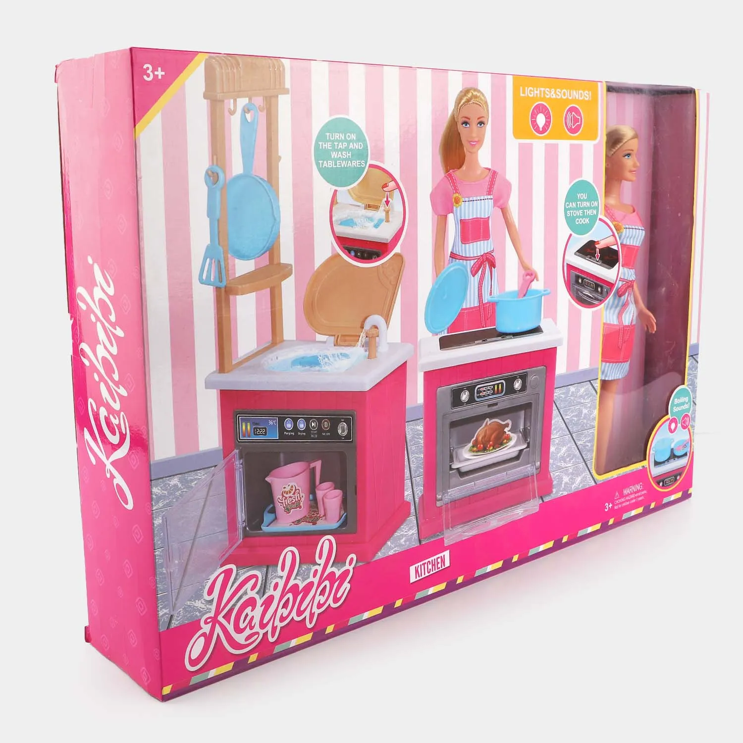 Fashion Cook Doll Play Set For Girls