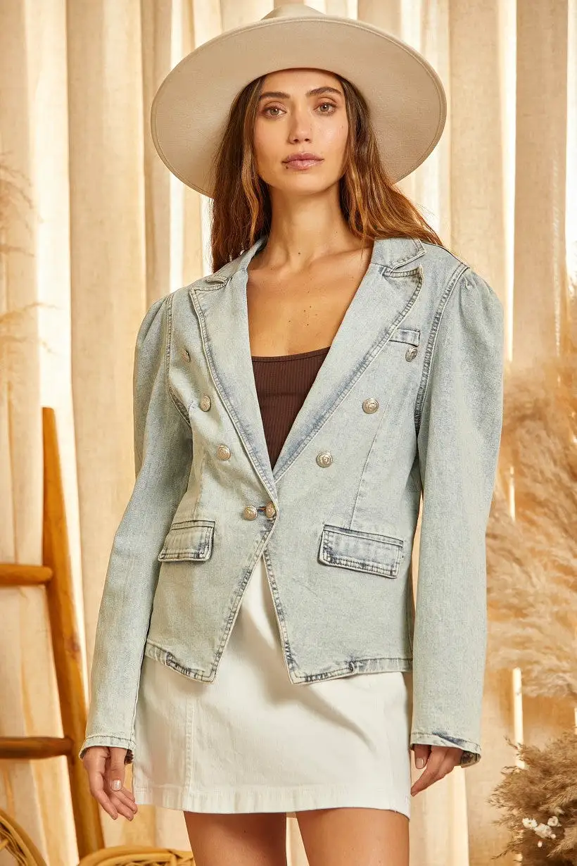 Finding a Hidden Gem Denim Blazer