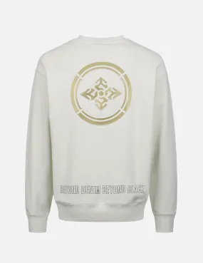 Foil Kamon Print Sweatshirt