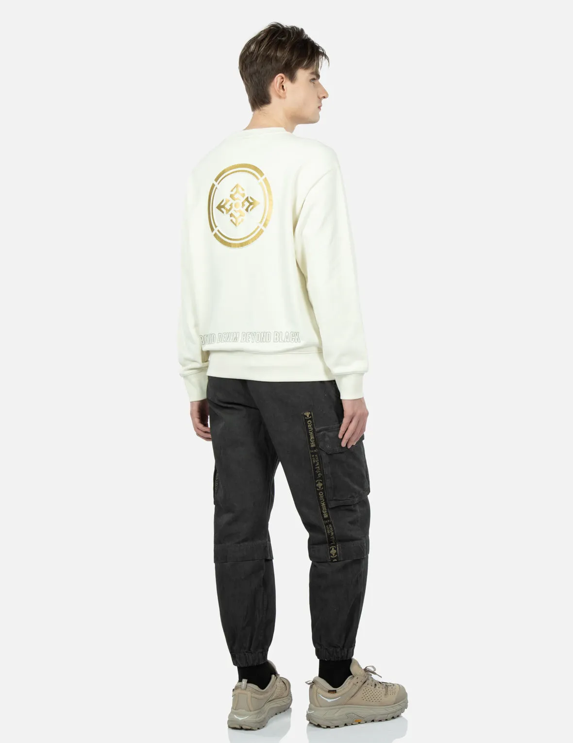 Foil Kamon Print Sweatshirt