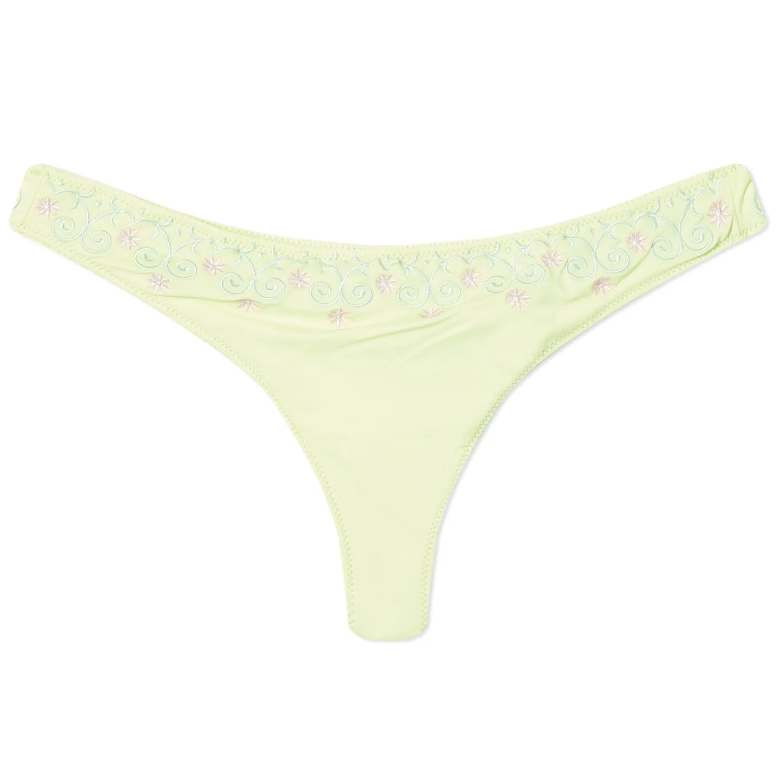 Frankies Bikinis Dawson BottomKey Lime