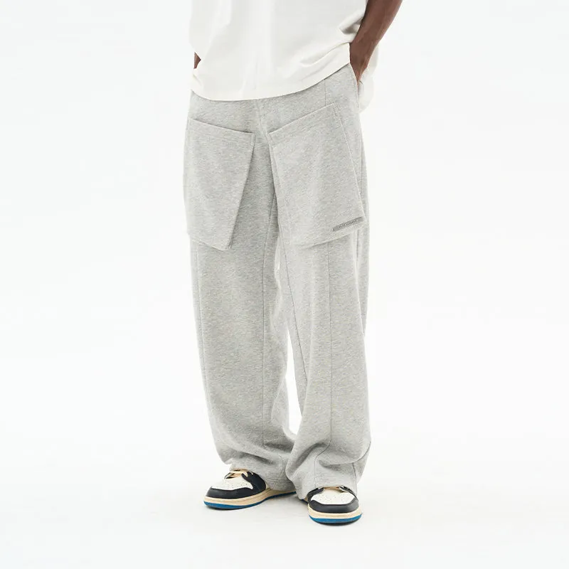 Front Pockets Loose Casual Sweatpants