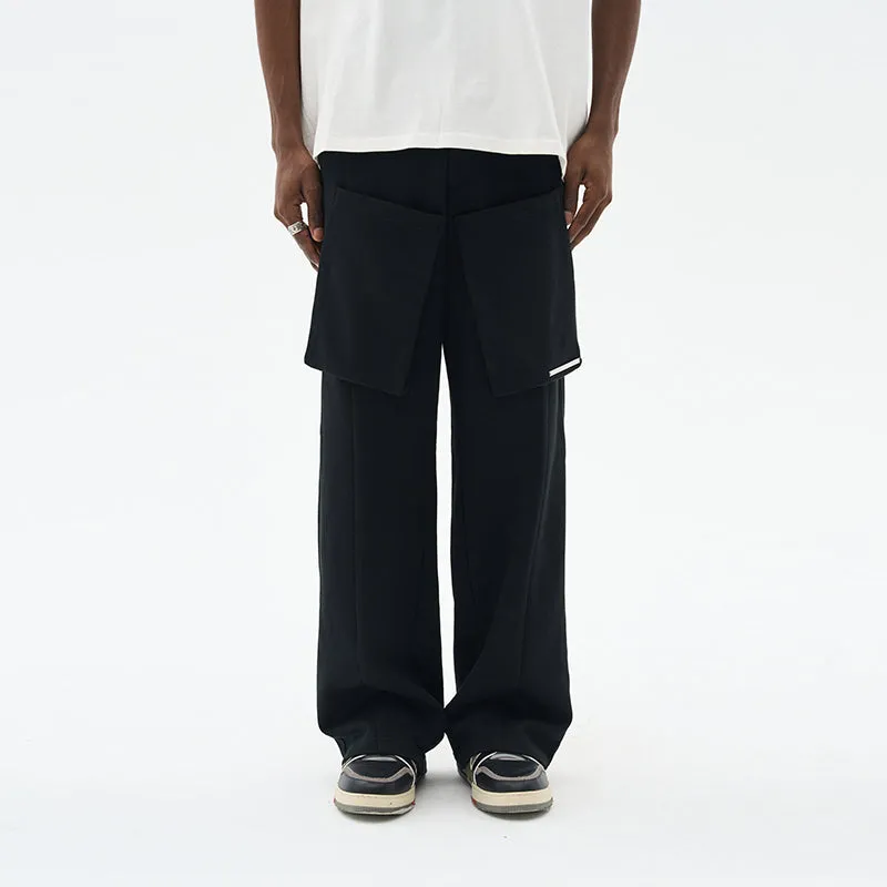 Front Pockets Loose Casual Sweatpants