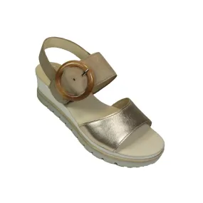 Gabor Yeo Puder Rabbit Wedge Sandals Women's