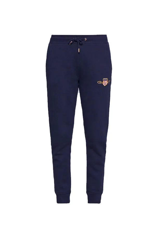 GANT Women Gold Shield Sweatpants Navy