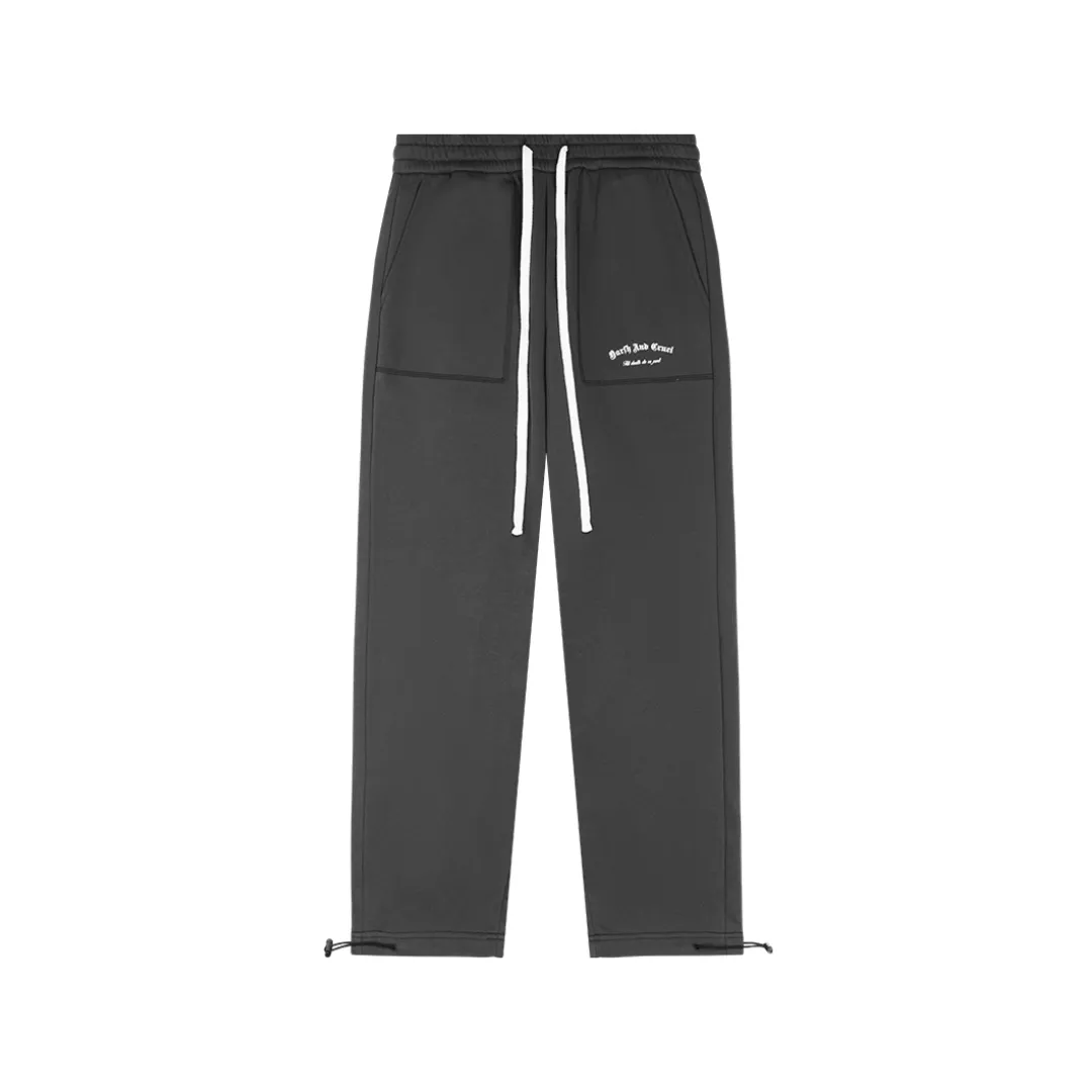 Gothic Font Logo Casual Sweatpants