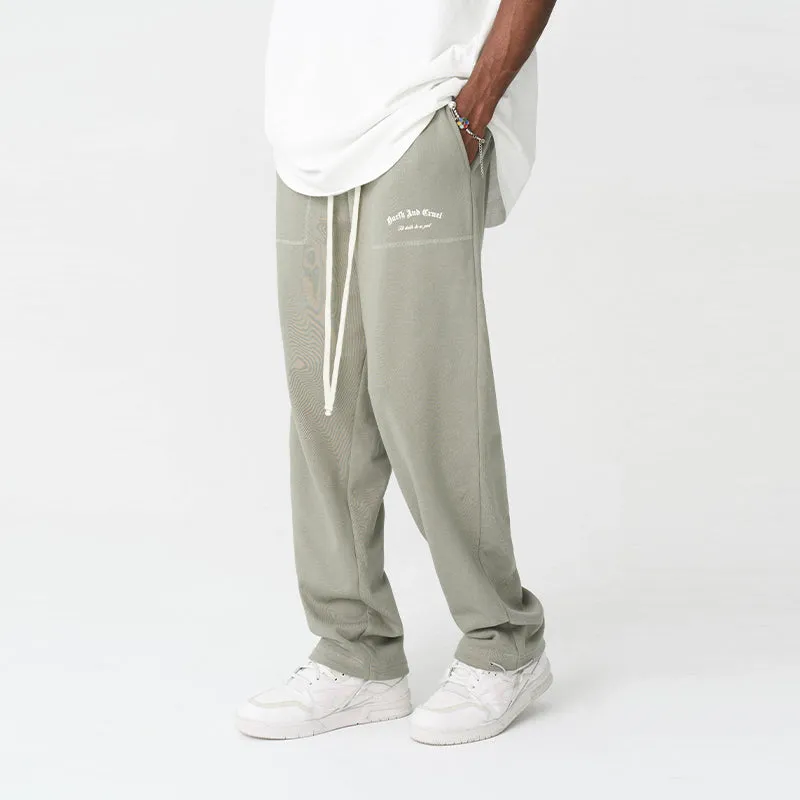 Gothic Font Logo Casual Sweatpants