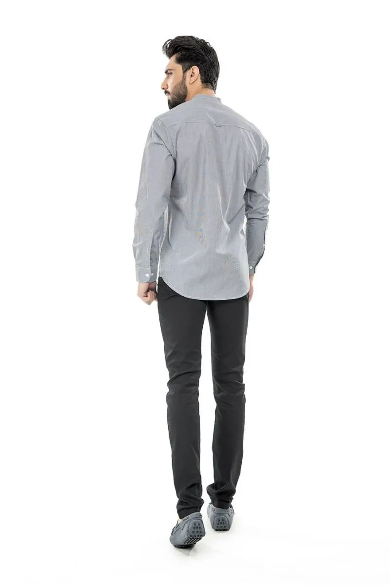 Grey Casual Shirt FS Regular Fit