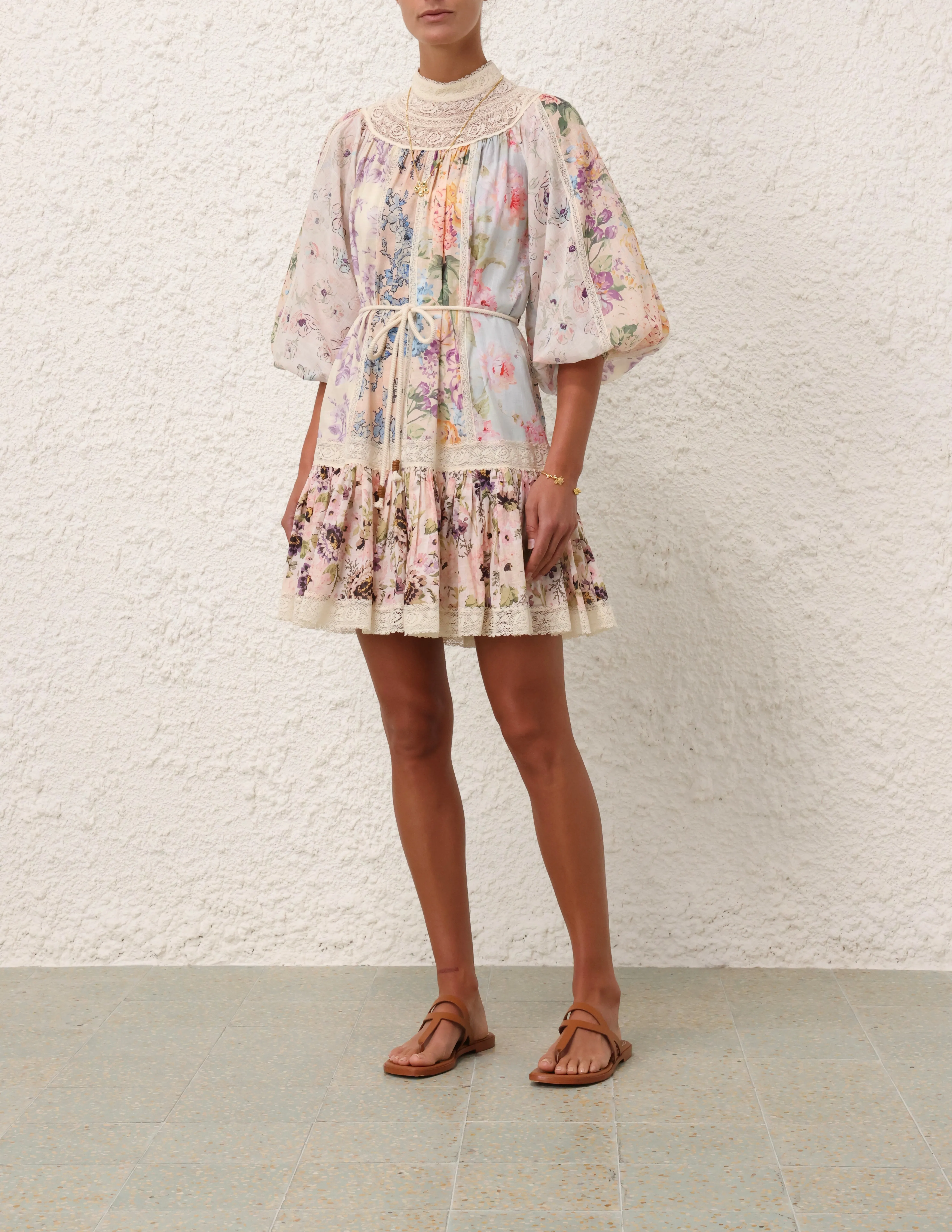 Halliday Yoke Mini Dress