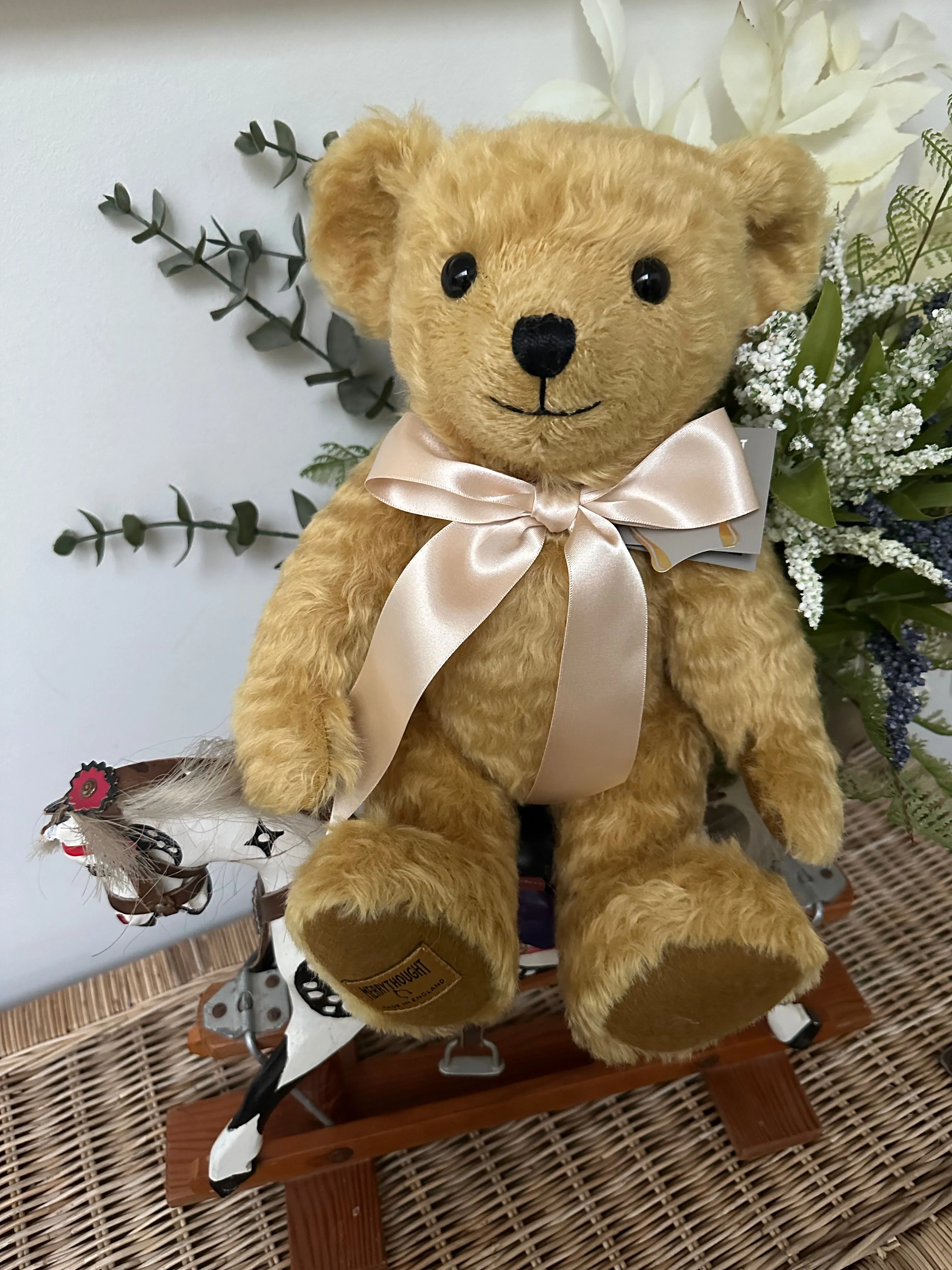 Henley Butterscotch 14 Inch Merrythought Teddy Bear Handmade in the UK