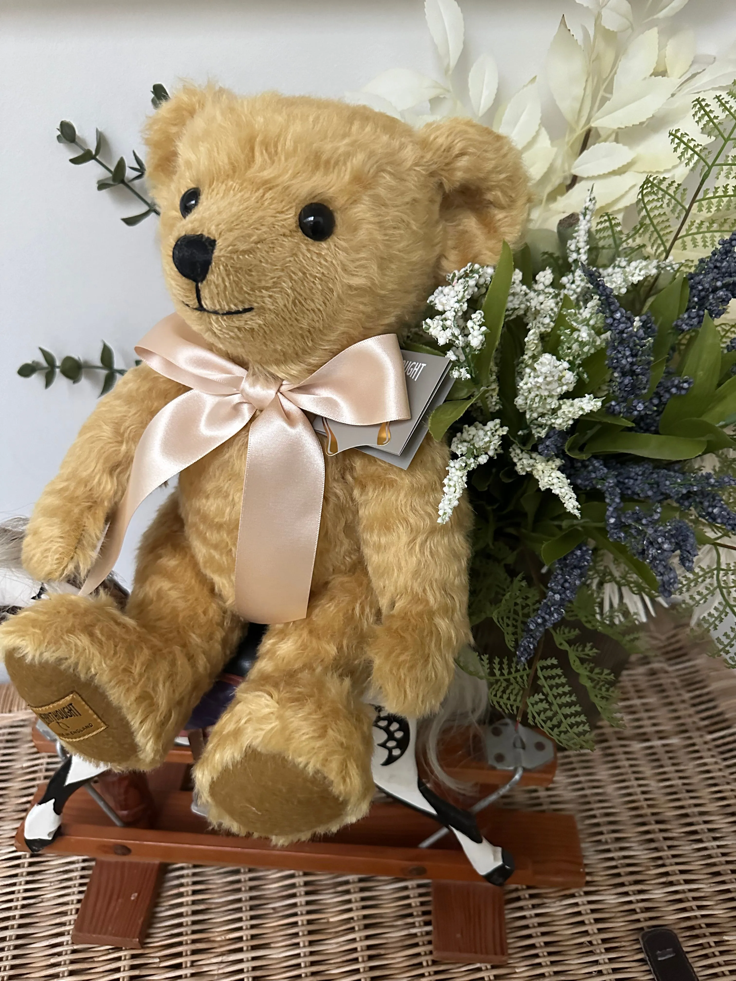 Henley Butterscotch 14 Inch Merrythought Teddy Bear Handmade in the UK