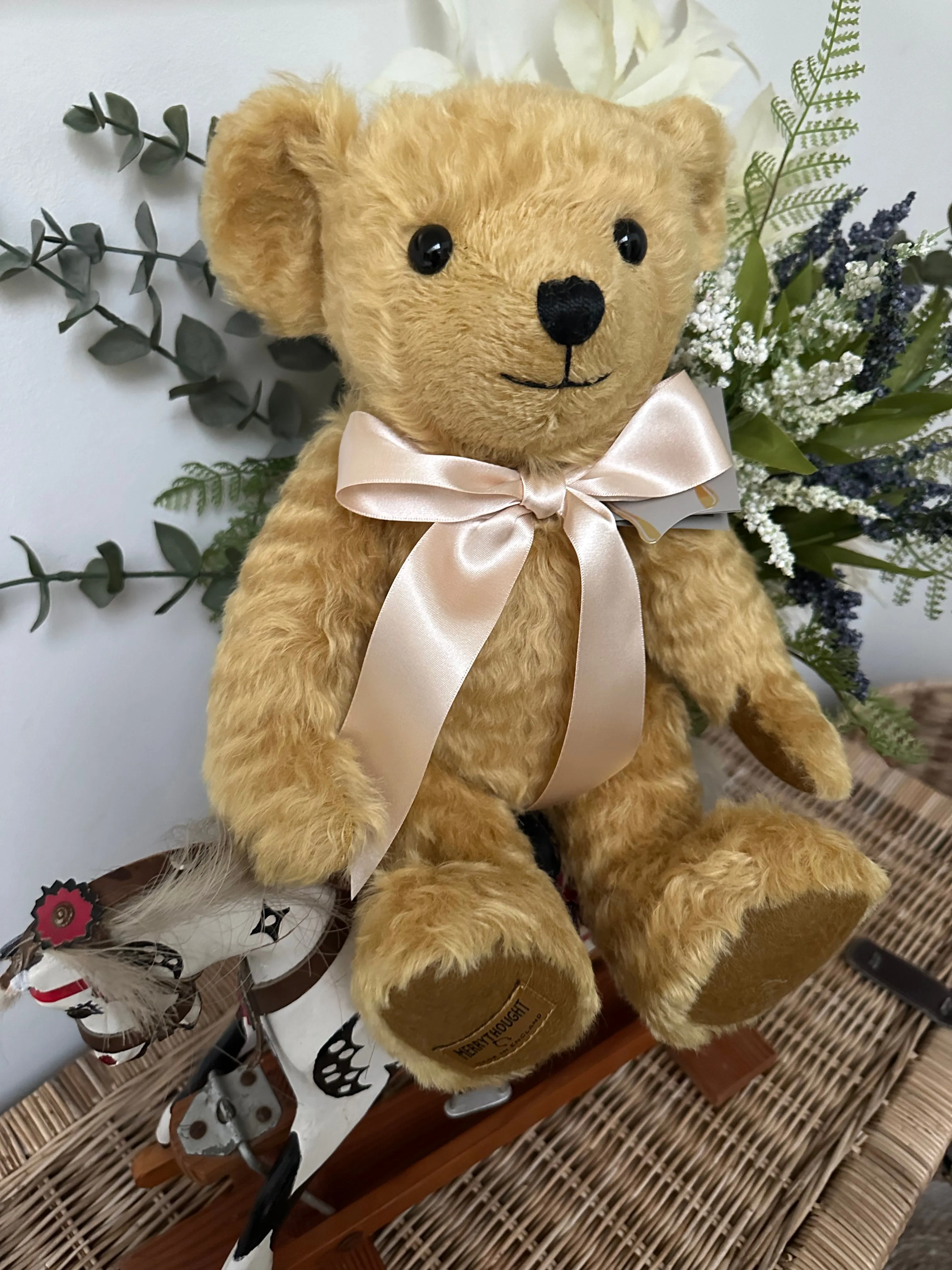 Henley Butterscotch 14 Inch Merrythought Teddy Bear Handmade in the UK