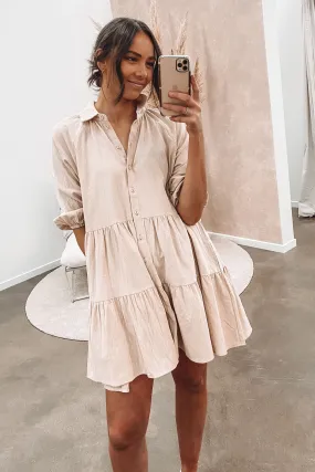 Jared Mini Dress Beige