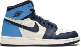 Jordan Kids Air Jordan 1 Retro High OG Obsidian University Blue sneakers