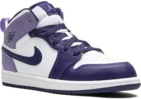 Jordan Kids Air Jordan 1 Sky J Purple Mid sneakers