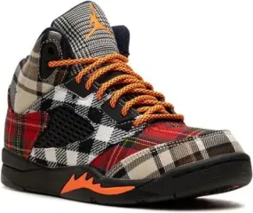 Jordan Kids Air Jordan 5 Retro Plaid sneakers Black