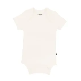 Kyte Baby Short Sleeve Bodysuit in Ecru