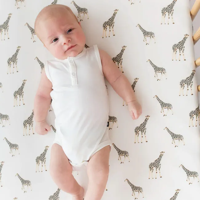 Kyte Baby Sleeveless Bodysuit in Cloud