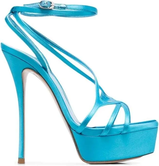 Le Silla Belen platform-sole sandals Blue