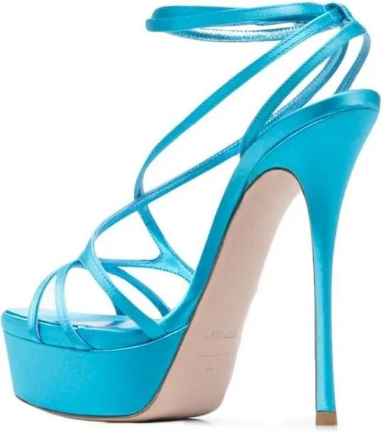 Le Silla Belen platform-sole sandals Blue