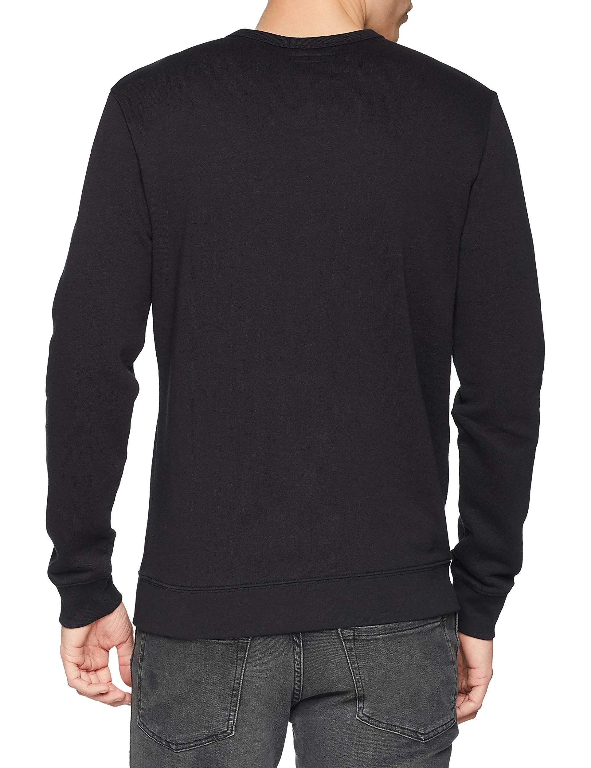 Lee Logo Crew Neck Sweatshirt Black