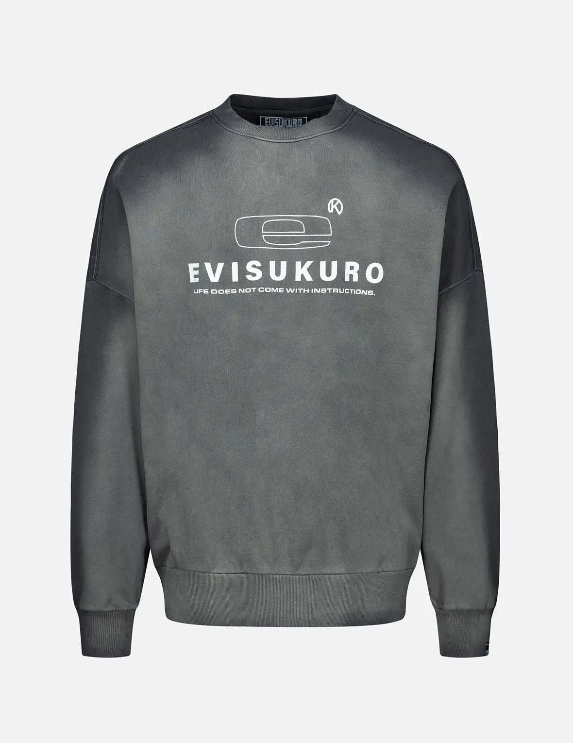 Logo Print Garment-dyed Sweatshirt