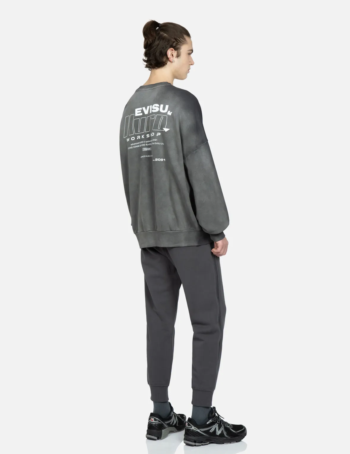 Logo Print Garment-dyed Sweatshirt