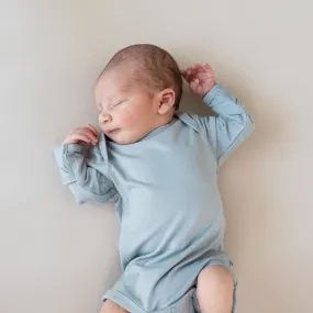 Long Sleeve Bodysuit in Fog