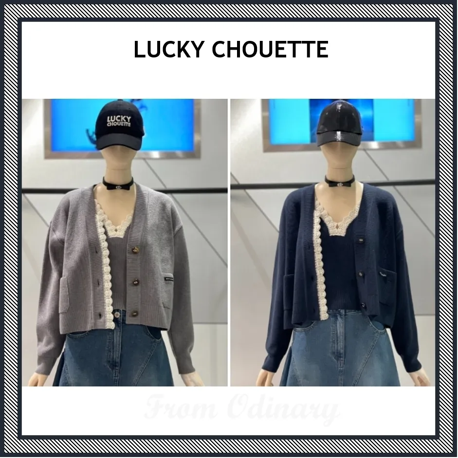 luckychouette  |Street Style Logo Cardigans