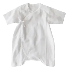 Makié Baby Gauze Hadagi Romper White