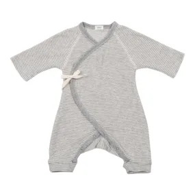 Makié Baby Terry Hadagi Romper Grey Stripes