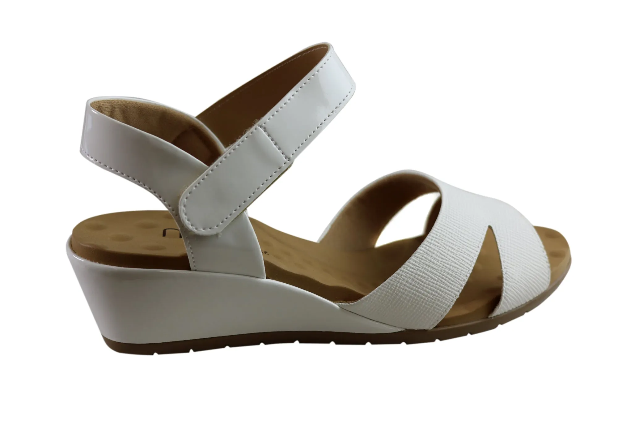 Malu Supercomfort Embry Womens Comfort Wedge Sandals Made In Brazil