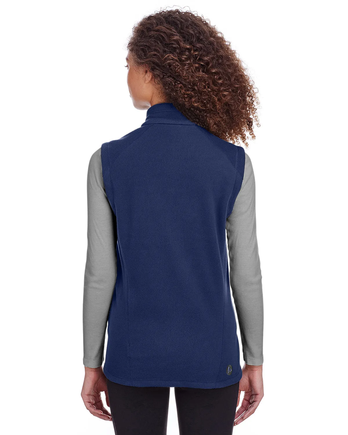 Marmot Ladies Rocklin Fleece Branded Vests, Artic Navy