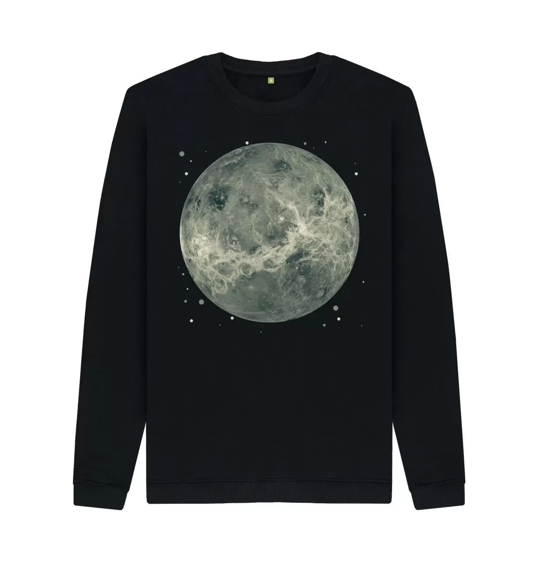 MOON SWEATSHIRT BLACK FOR MEN