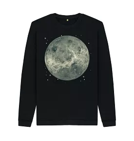 MOON SWEATSHIRT BLACK FOR MEN