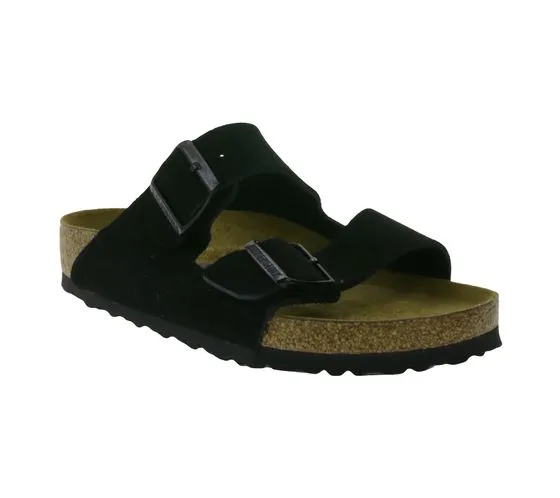 Mules BIRKENSTOCK Arizona BS fabricadas en Alemania chanclas de verano 951321 negro