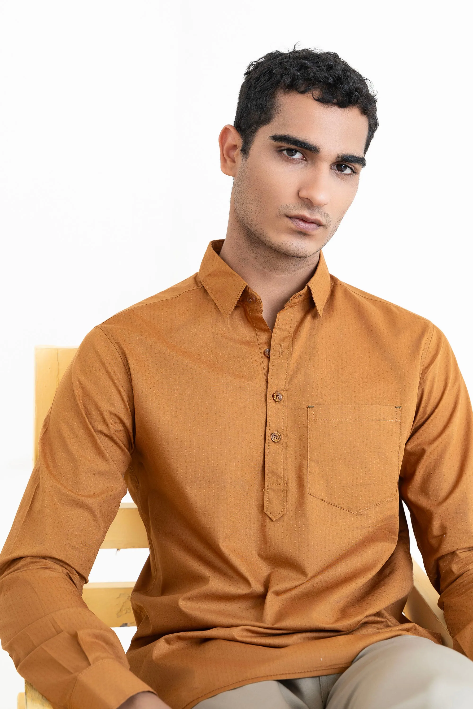 Mustard Casual Shirt