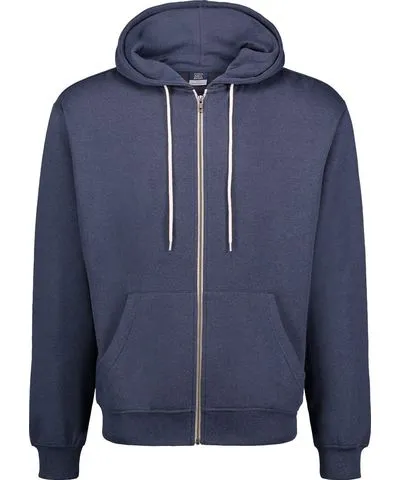 MV Sport Men's Retro Heather Full-Zip Hooded Sweatshirt