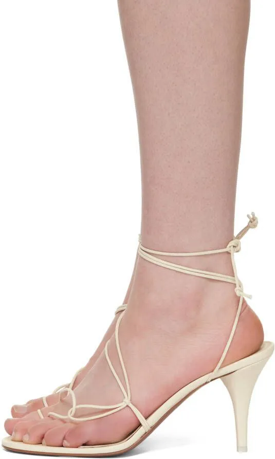 NEOUS Off-White Giena Heeled Sandals