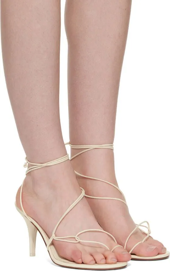 NEOUS Off-White Giena Heeled Sandals